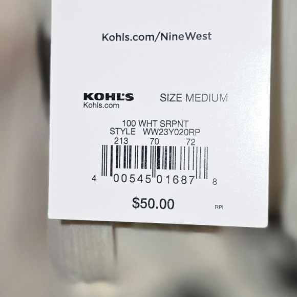 Nine West Black and White Patterned Midi Dress - Picture 2 of 3